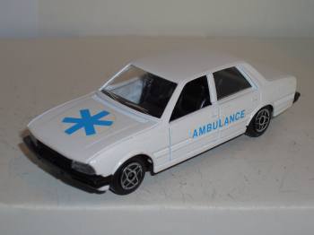 Peugeot 505 ambulance - Solido auto miniature 1:43