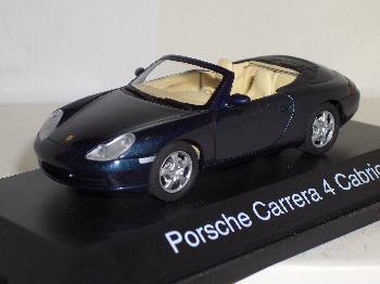 Porsche Carrera 4 Cabriolet - Schuco mini car 1:43