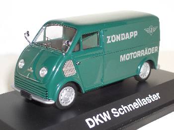 DKW 3=6 Kastenwagen Zuendapp - Schuco 1:43