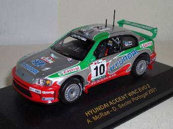 Hyundai Accent WRC TAP 2001 no.10 - Ixo 1:43